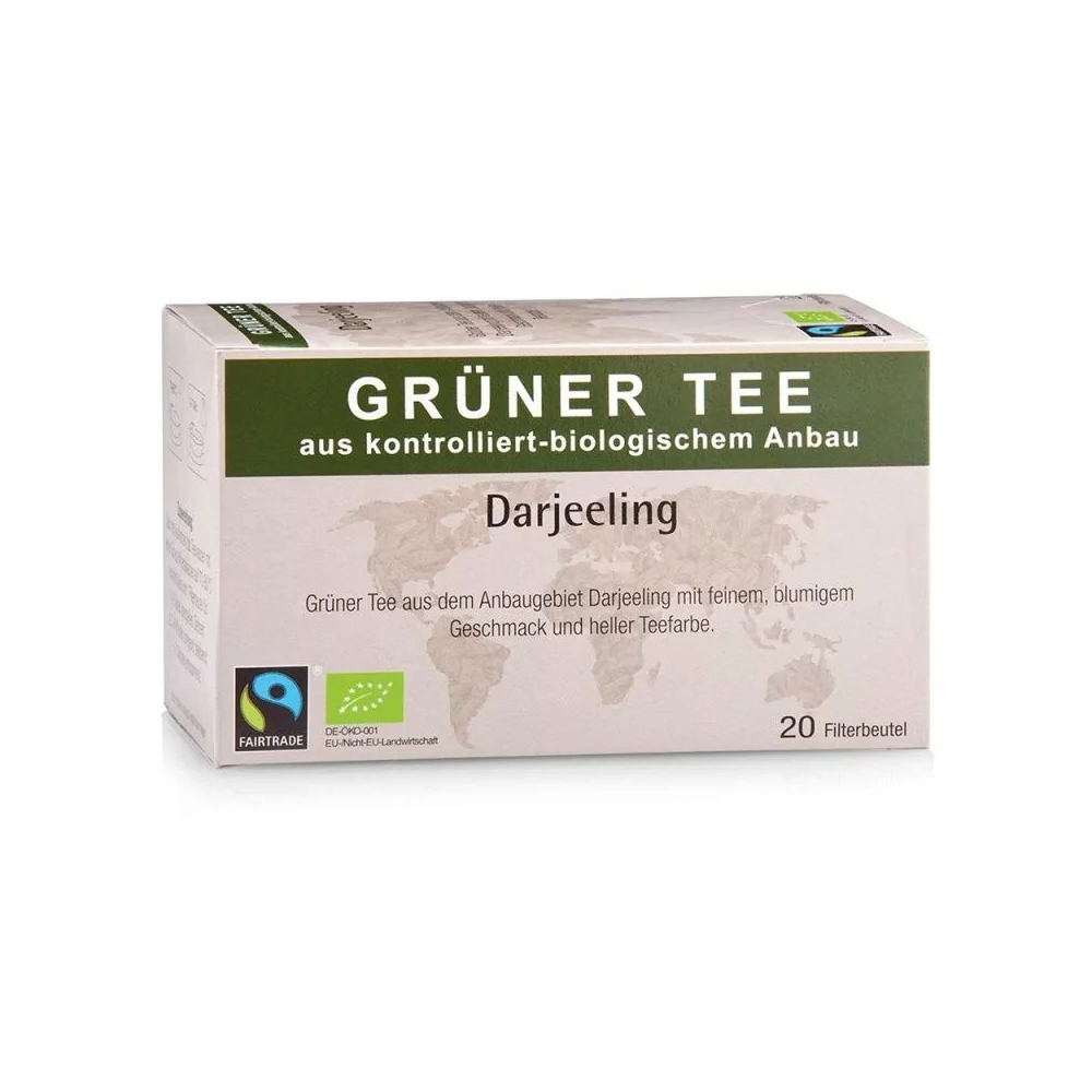 BIO zelený čaj Darjeeling 20 sáčků/1,75 g (35 g)