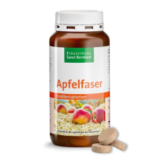 Jablečná vláknina žvýkací tablety - 55 tablet