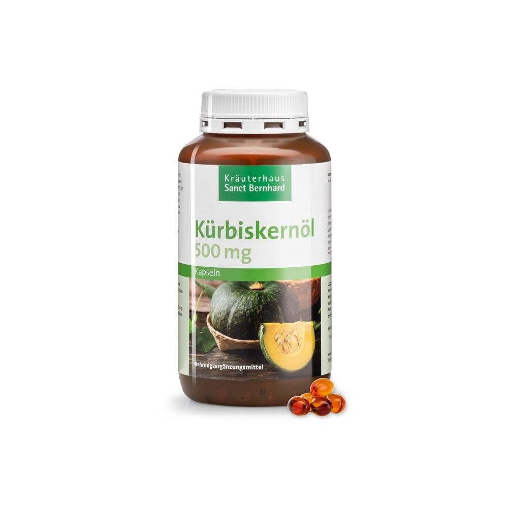 Dýňový olej 500 mg 400 kapslí