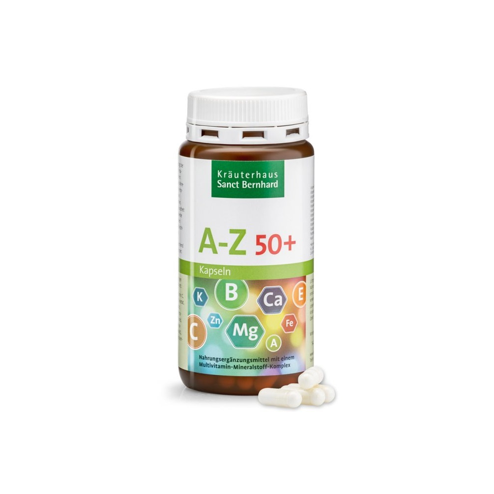 AZ 50+ vitamíny a minerály 150 kapslí