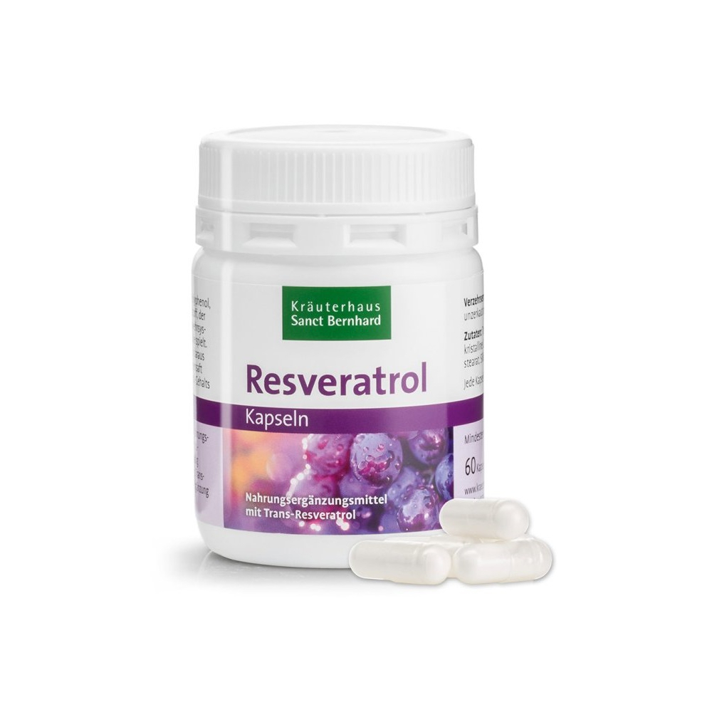 Resveratrol 250 mg 60 kapslí