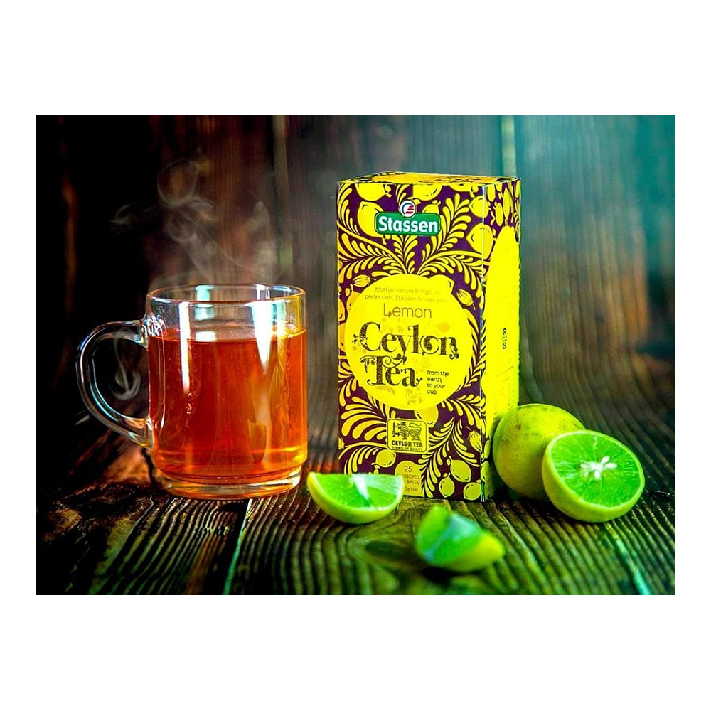 Černý čaj - Stassen Lemon Black Black Tea 25 x 1,5 g