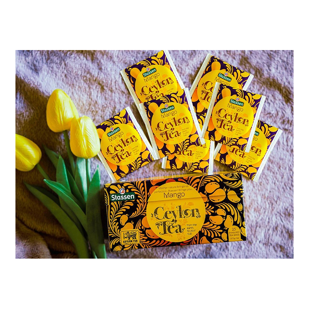 Černý čaj - Stassen Mango Black Tea 25 x 1,5 g