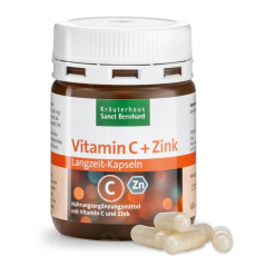 Vitamin C + Zinek postupné uvolňování 60 kapslí
