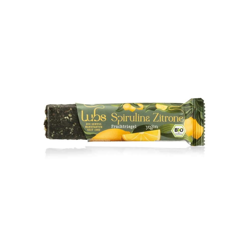 BIO ovocná tyčinka Spirulina - Citrón 40 g