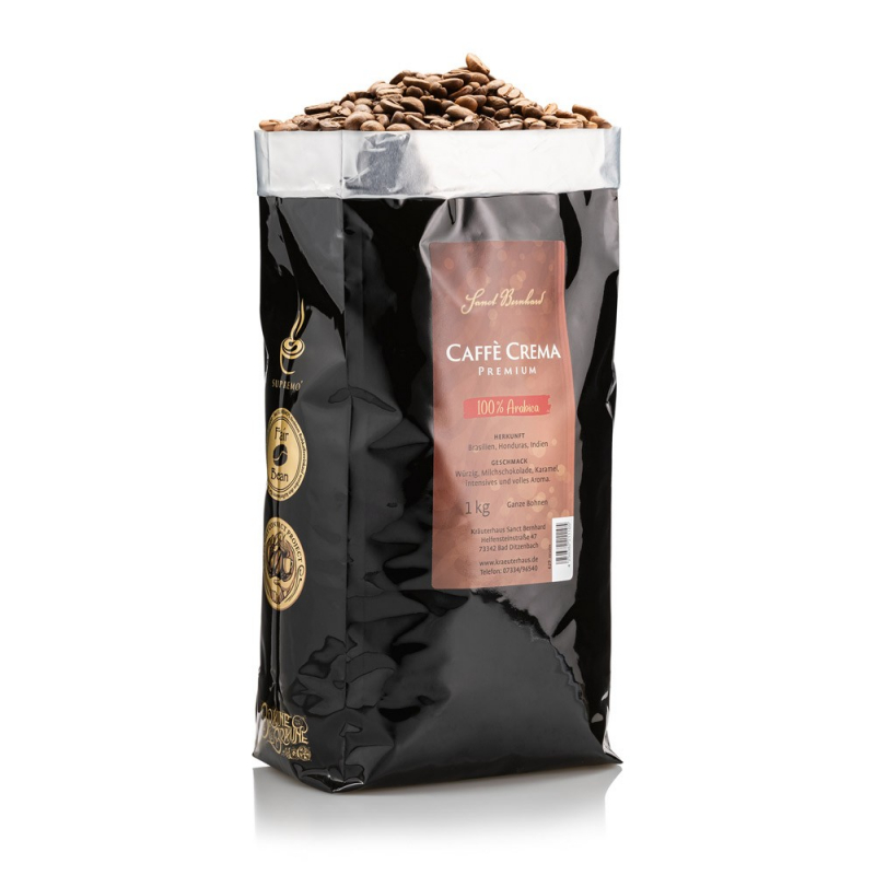 SUPREMO Caffè Crema Premium zrnková káva 1 kg