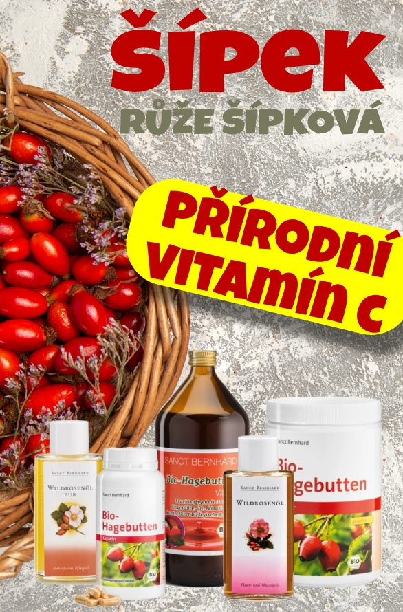 Šípek přírodní vitamín C